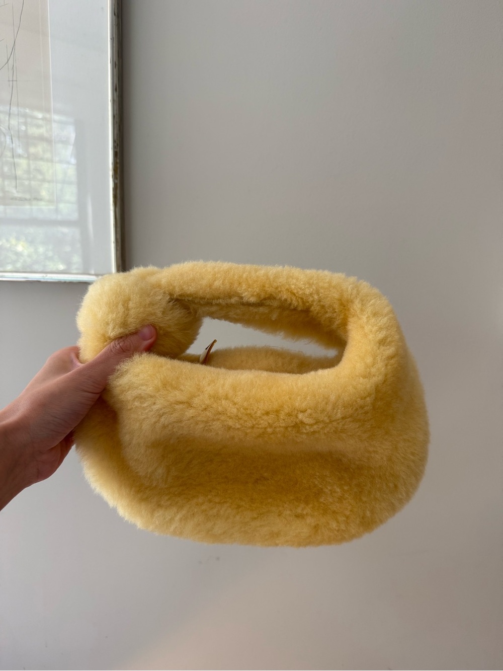 Bottega Veneta Shearling Mini Jodie